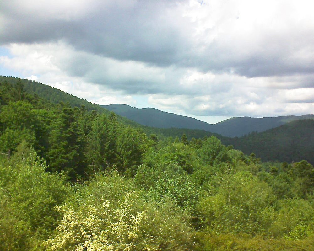 Le petit ballon vu depuis le Domaine Langmatt à Murbach le 04.06.2017 à 15:15 Le petit ballon (Alsace, Vosges) le 04.06.2017 à 15:15