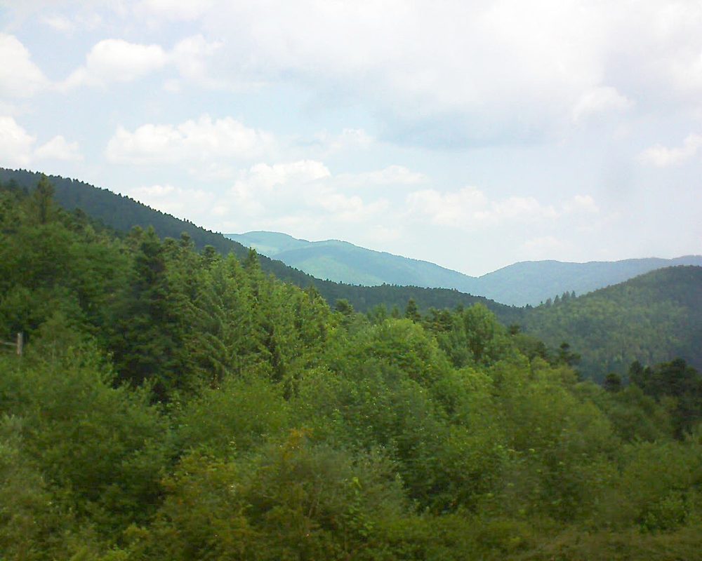 Le petit ballon vu depuis le Domaine Langmatt à Murbach le 21.06.2017 à 12:30 Le petit ballon (Alsace, Vosges) le 21.06.2017 à 12:30