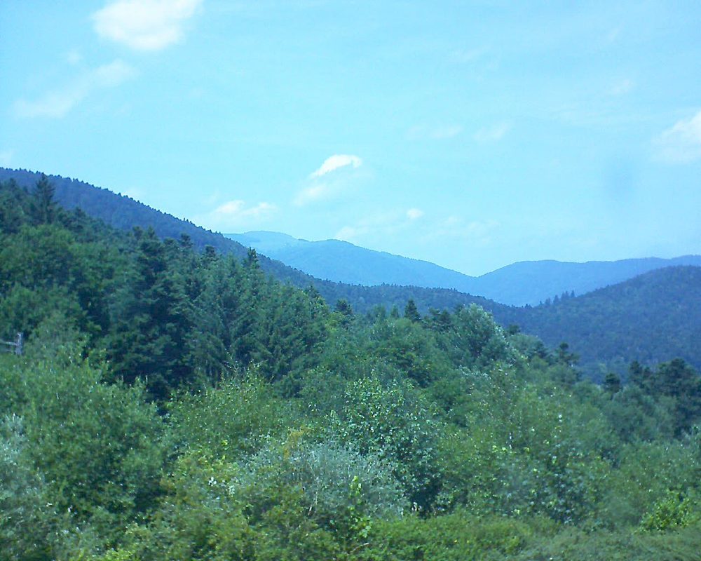 Le petit ballon vu depuis le Domaine Langmatt à Murbach le 23.06.2017 à 14:15 Le petit ballon (Alsace, Vosges) le 23.06.2017 à 14:15