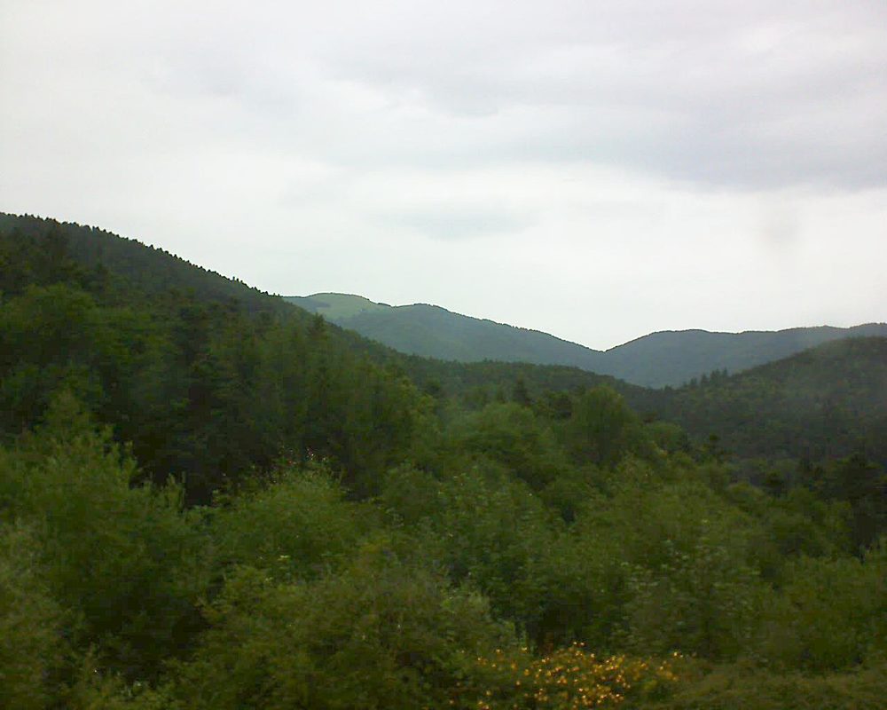 Le petit ballon vu depuis le Domaine Langmatt à Murbach le 09.07.2017 à 14:00 Le petit ballon (Alsace, Vosges) le 09.07.2017 à 14:00