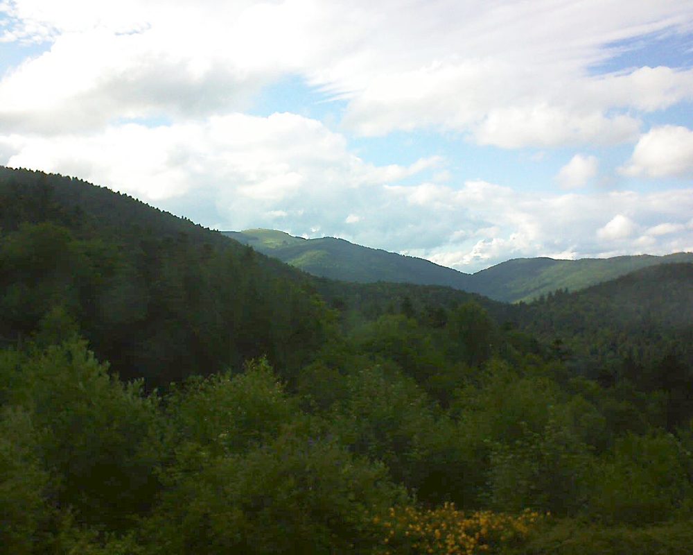 Le petit ballon vu depuis le Domaine Langmatt à Murbach le 11.07.2017 à 19:15 Le petit ballon (Alsace, Vosges) le 11.07.2017 à 19:15