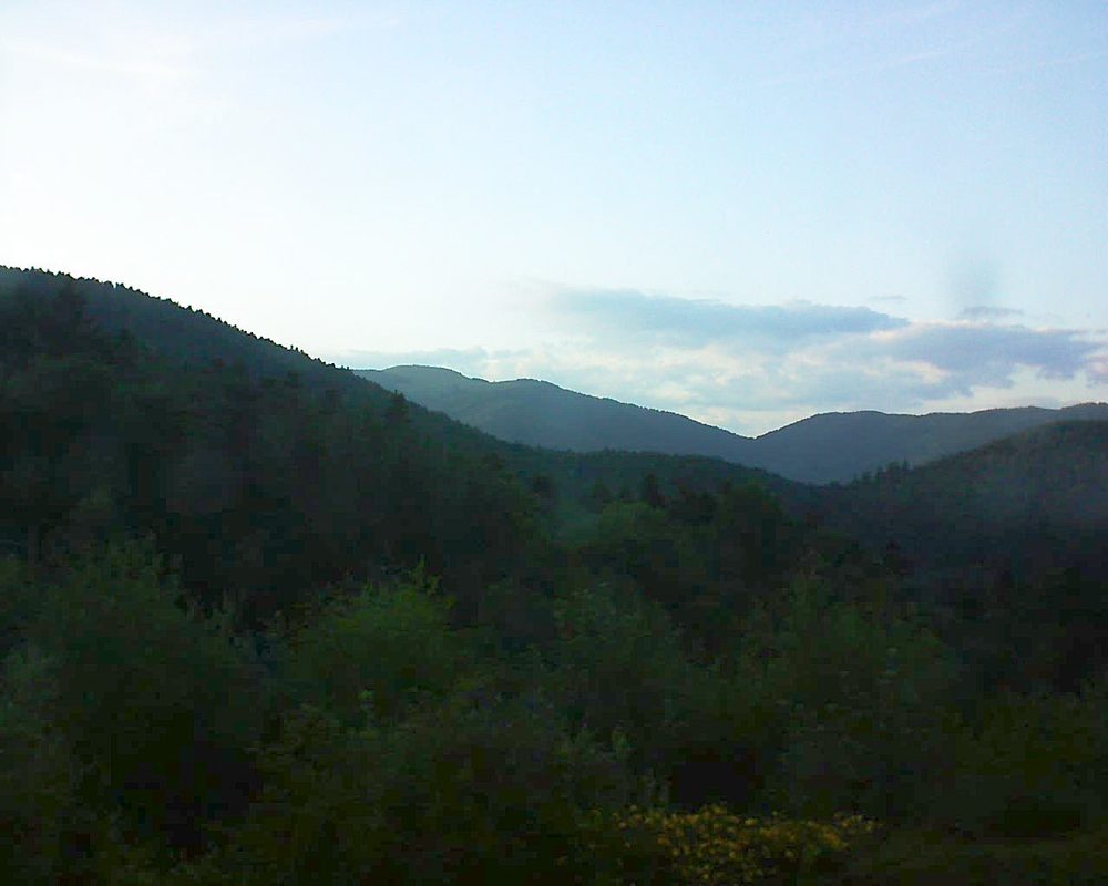 Le petit ballon vu depuis le Domaine Langmatt à Murbach le 14.07.2017 à 20:30 Le petit ballon (Alsace, Vosges) le 14.07.2017 à 20:30