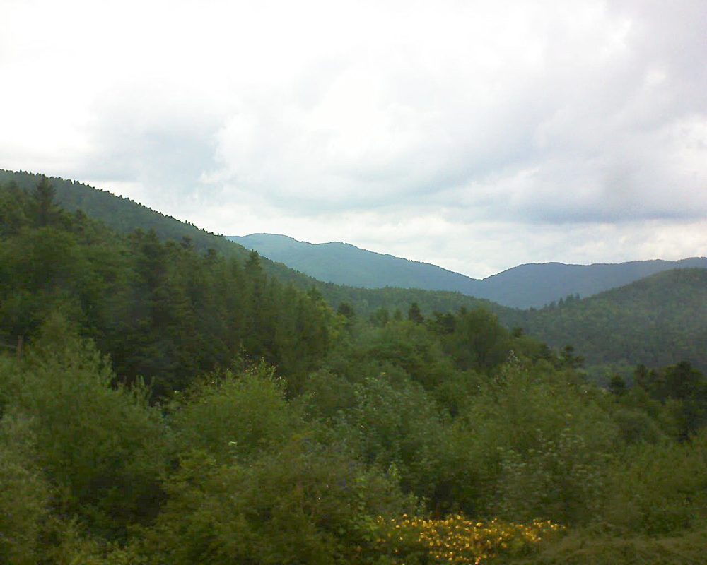 Le petit ballon vu depuis le Domaine Langmatt à Murbach le 15.07.2017 à 12:45 Le petit ballon (Alsace, Vosges) le 15.07.2017 à 12:45