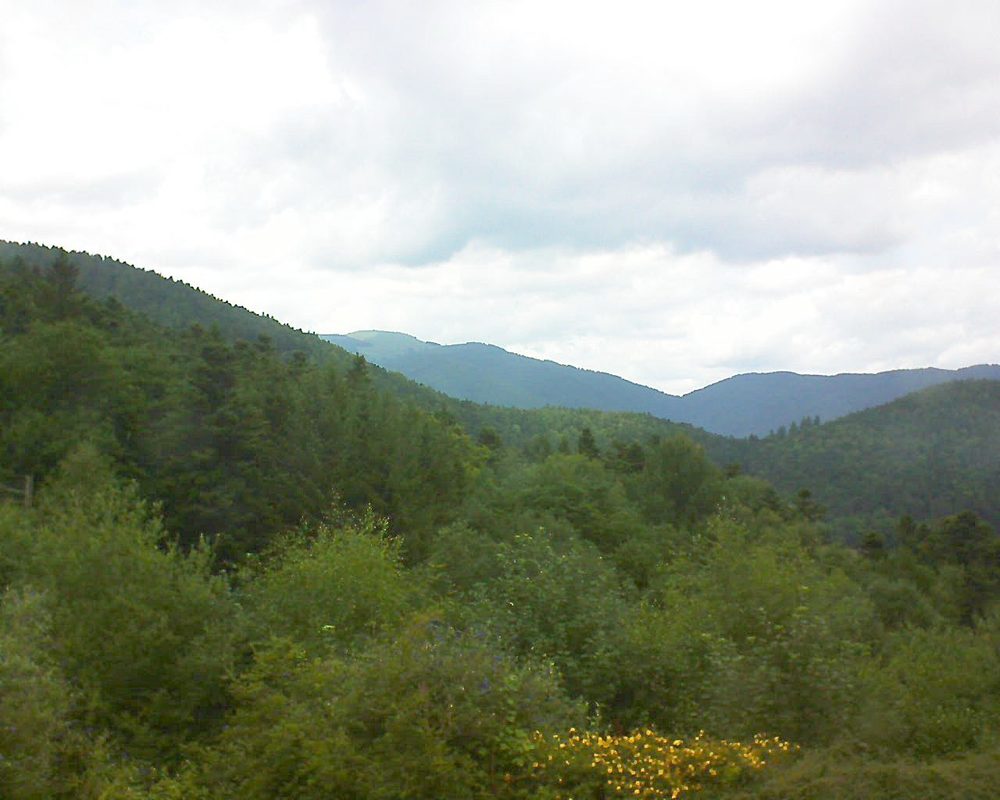 Le petit ballon vu depuis le Domaine Langmatt à Murbach le 15.07.2017 à 14:00 Le petit ballon (Alsace, Vosges) le 15.07.2017 à 14:00