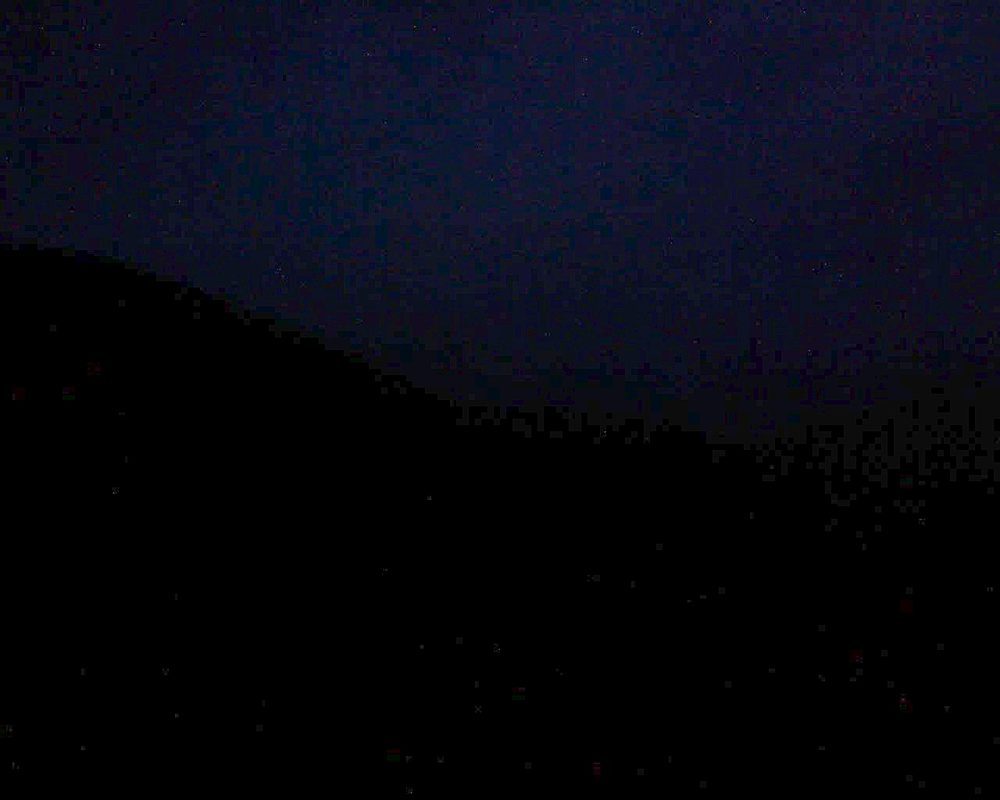 Le petit ballon vu depuis le Domaine Langmatt à Murbach le 24.07.2017 à 21:45 Le petit ballon (Alsace, Vosges) le 24.07.2017 à 21:45