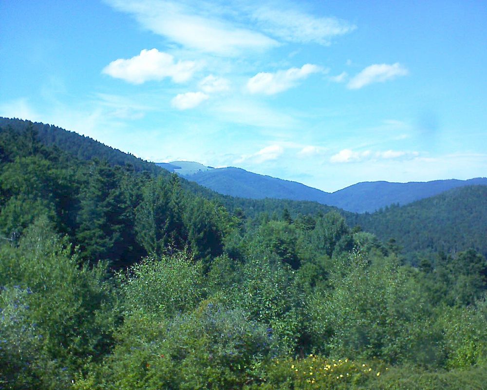 Le petit ballon vu depuis le Domaine Langmatt à Murbach le 29.07.2017 à 16:00 Le petit ballon (Alsace, Vosges) le 29.07.2017 à 16:00