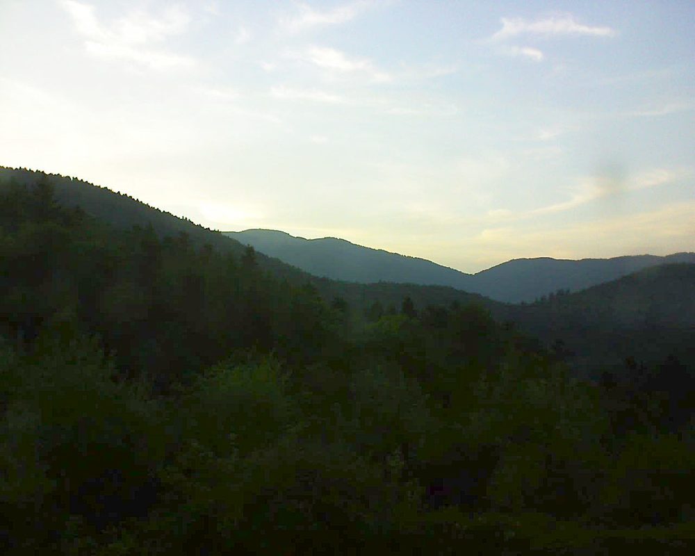 Le petit ballon vu depuis le Domaine Langmatt à Murbach le 02.08.2017 à 20:45 Le petit ballon (Alsace, Vosges) le 02.08.2017 à 20:45