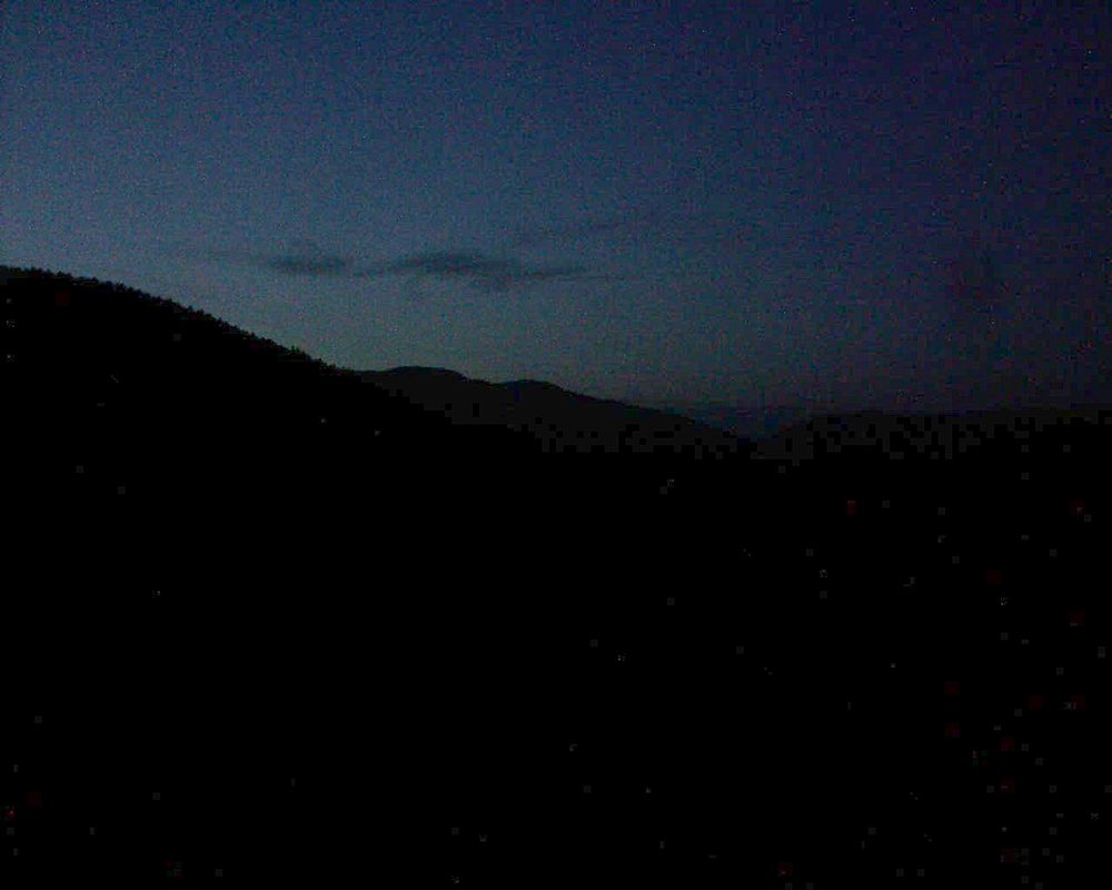 Le petit ballon vu depuis le Domaine Langmatt à Murbach le 02.08.2017 à 21:45 Le petit ballon (Alsace, Vosges) le 02.08.2017 à 21:45