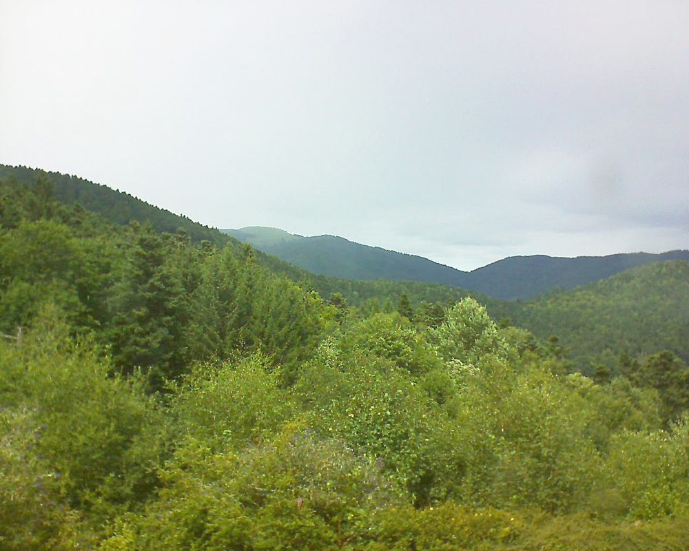 Le petit ballon vu depuis le Domaine Langmatt à Murbach le 04.08.2017 à 14:30 Le petit ballon (Alsace, Vosges) le 04.08.2017 à 14:30
