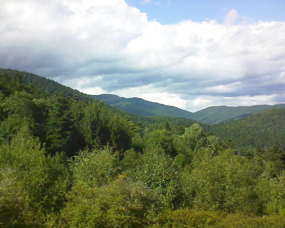 Le petit ballon vu depuis le Domaine Langmatt à Murbach le 05.08.2017 à 16:30 Le petit ballon (Alsace, Vosges) le 05.08.2017 à 16:30