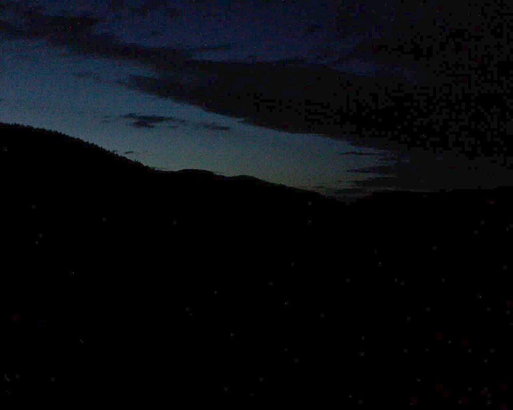 Le petit ballon vu depuis le Domaine Langmatt à Murbach le 05.08.2017 à 21:45 Le petit ballon (Alsace, Vosges) le 05.08.2017 à 21:45