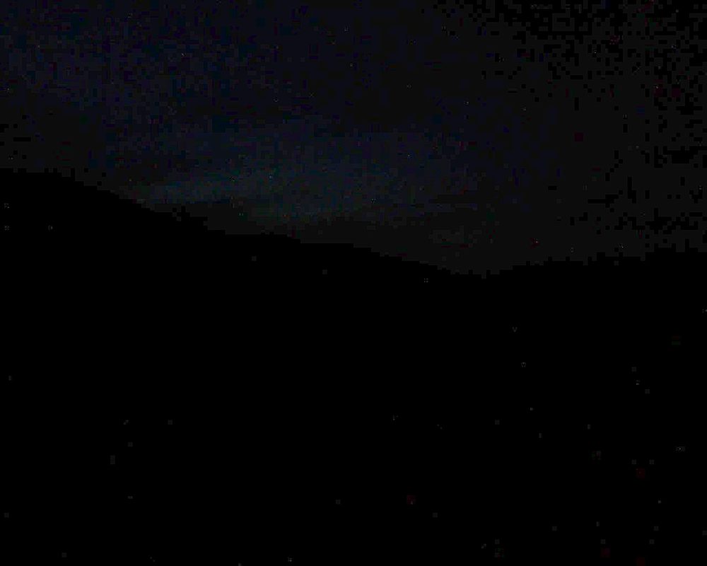 Le petit ballon vu depuis le Domaine Langmatt à Murbach le 07.08.2017 à 21:45 Le petit ballon (Alsace, Vosges) le 07.08.2017 à 21:45