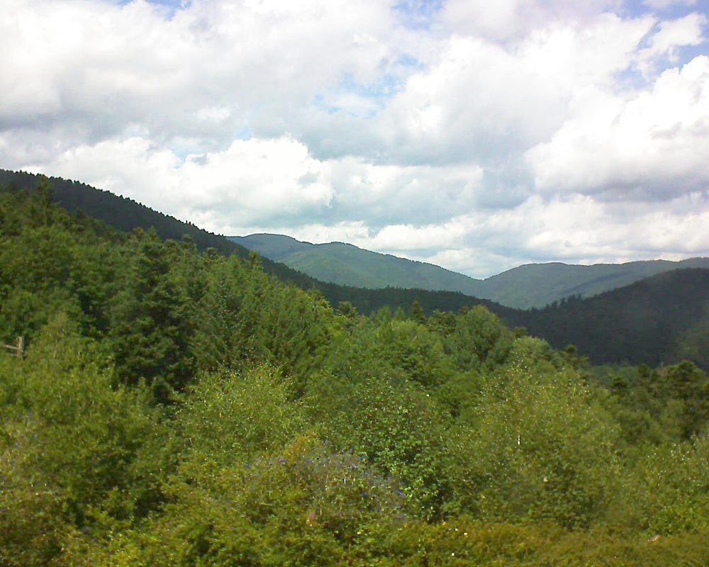 Le petit ballon vu depuis le Domaine Langmatt à Murbach le 14.08.2017 à 14:00 Le petit ballon (Alsace, Vosges) le 14.08.2017 à 14:00