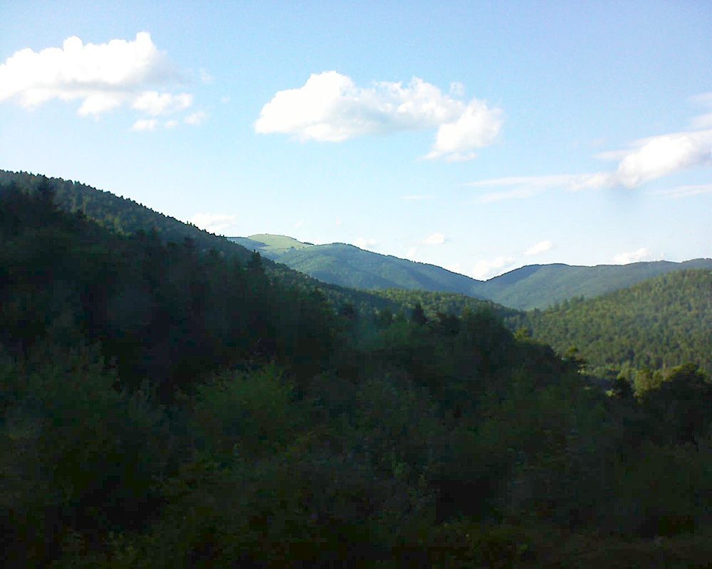 Le petit ballon vu depuis le Domaine Langmatt à Murbach le 14.08.2017 à 18:30 Le petit ballon (Alsace, Vosges) le 14.08.2017 à 18:30