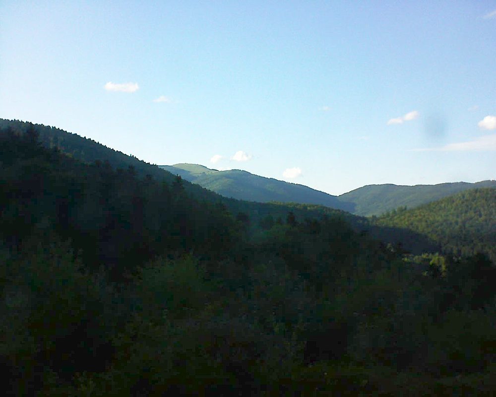Le petit ballon vu depuis le Domaine Langmatt à Murbach le 14.08.2017 à 19:00 Le petit ballon (Alsace, Vosges) le 14.08.2017 à 19:00