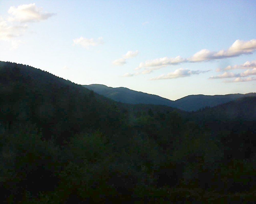 Le petit ballon vu depuis le Domaine Langmatt à Murbach le 14.08.2017 à 20:15 Le petit ballon (Alsace, Vosges) le 14.08.2017 à 20:15