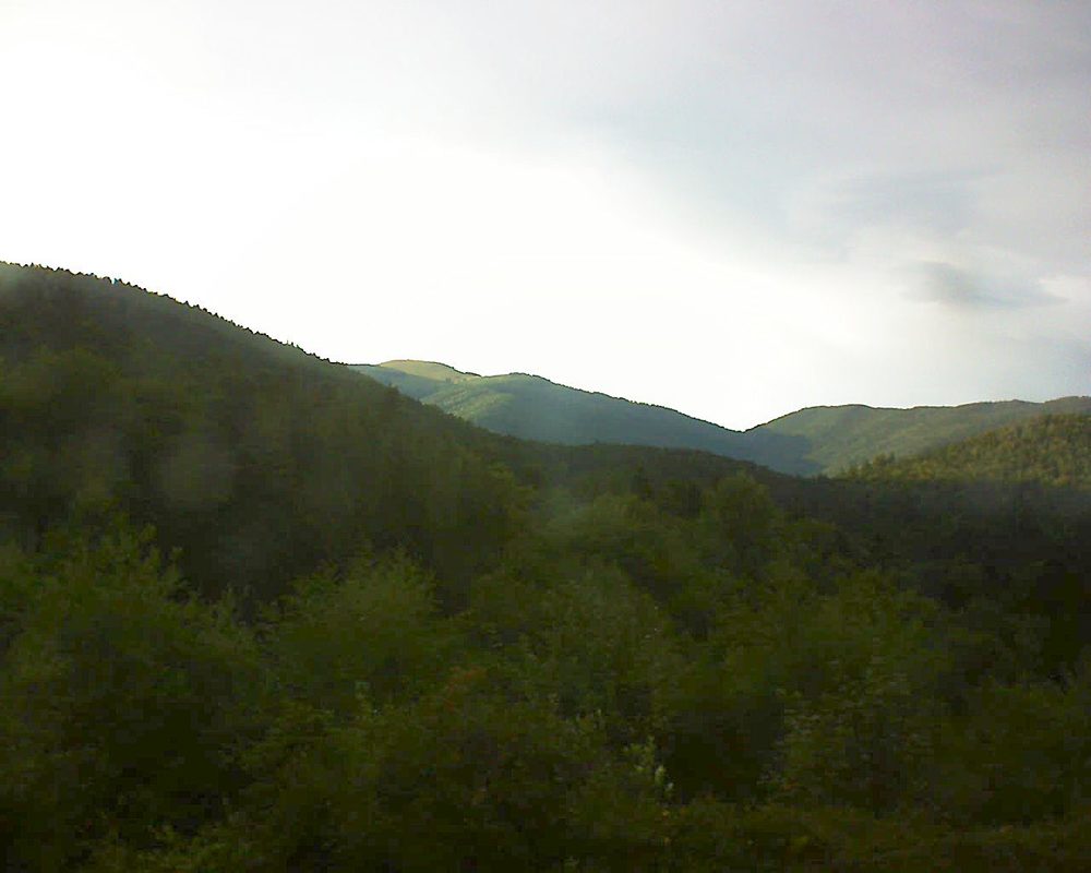 Le petit ballon vu depuis le Domaine Langmatt à Murbach le 18.08.2017 à 19:15 Le petit ballon (Alsace, Vosges) le 18.08.2017 à 19:15
