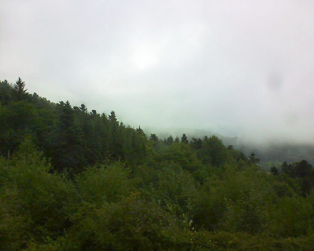 Le petit ballon vu depuis le Domaine Langmatt à Murbach le 19.08.2017 à 10:15 Le petit ballon (Alsace, Vosges) le 19.08.2017 à 10:15