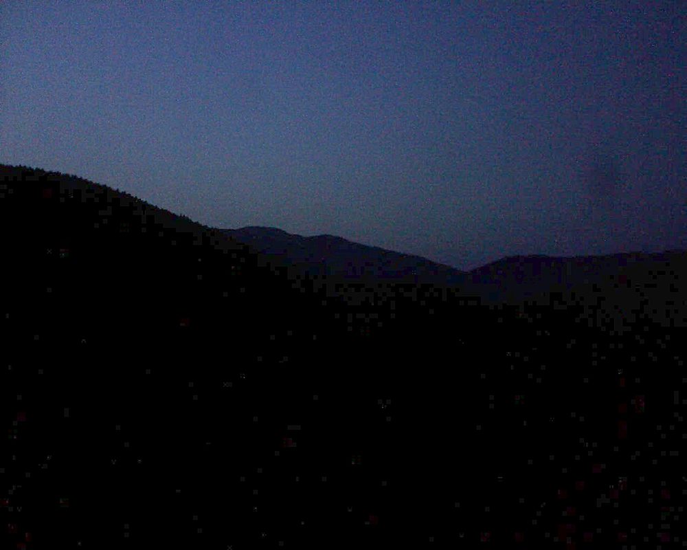 Le petit ballon vu depuis le Domaine Langmatt à Murbach le 29.08.2017 à 20:45 Le petit ballon (Alsace, Vosges) le 29.08.2017 à 20:45