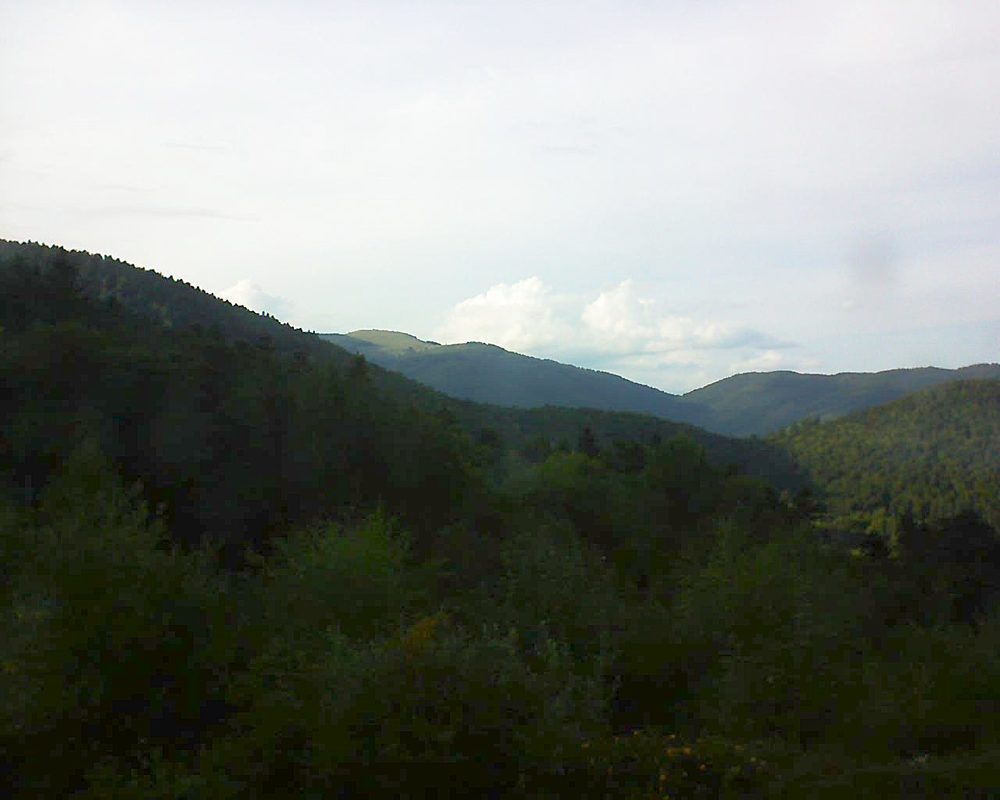Le petit ballon vu depuis le Domaine Langmatt à Murbach le 03.09.2017 à 18:30 Le petit ballon (Alsace, Vosges) le 03.09.2017 à 18:30