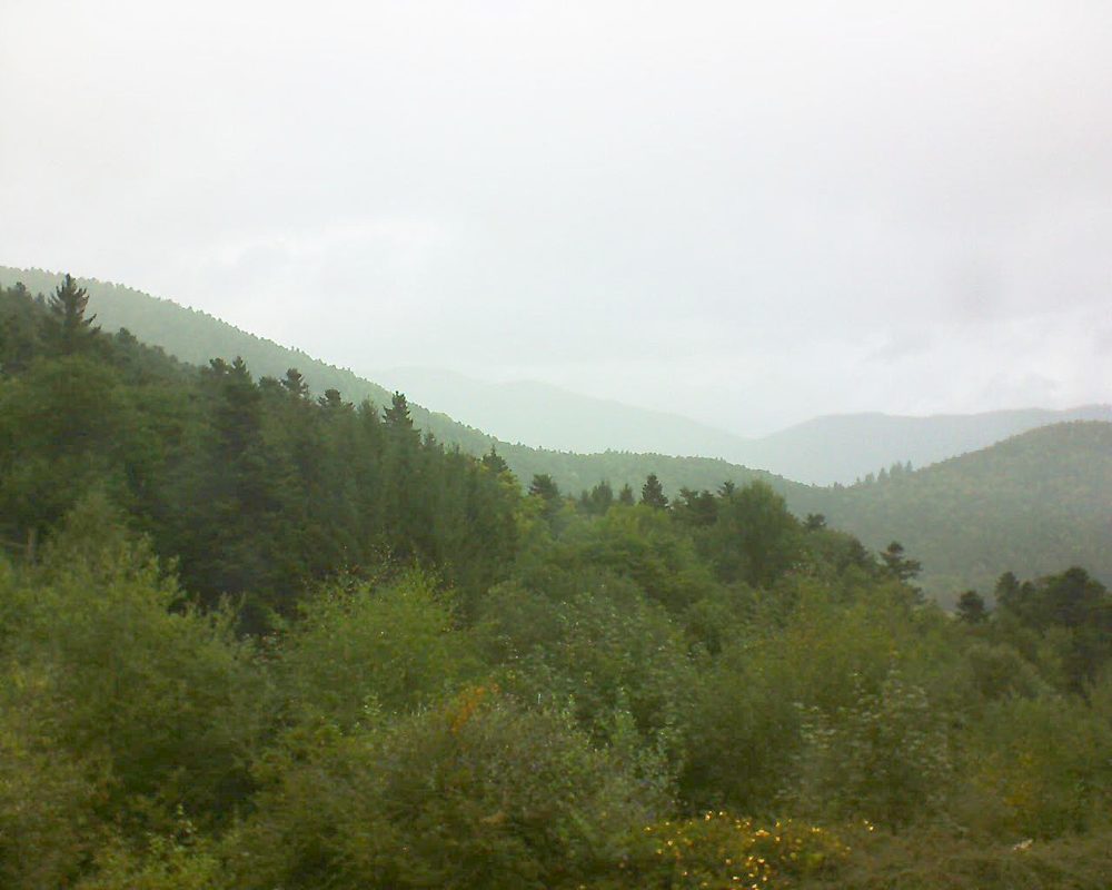 Le petit ballon vu depuis le Domaine Langmatt à Murbach le 06.09.2017 à 12:45 Le petit ballon (Alsace, Vosges) le 06.09.2017 à 12:45