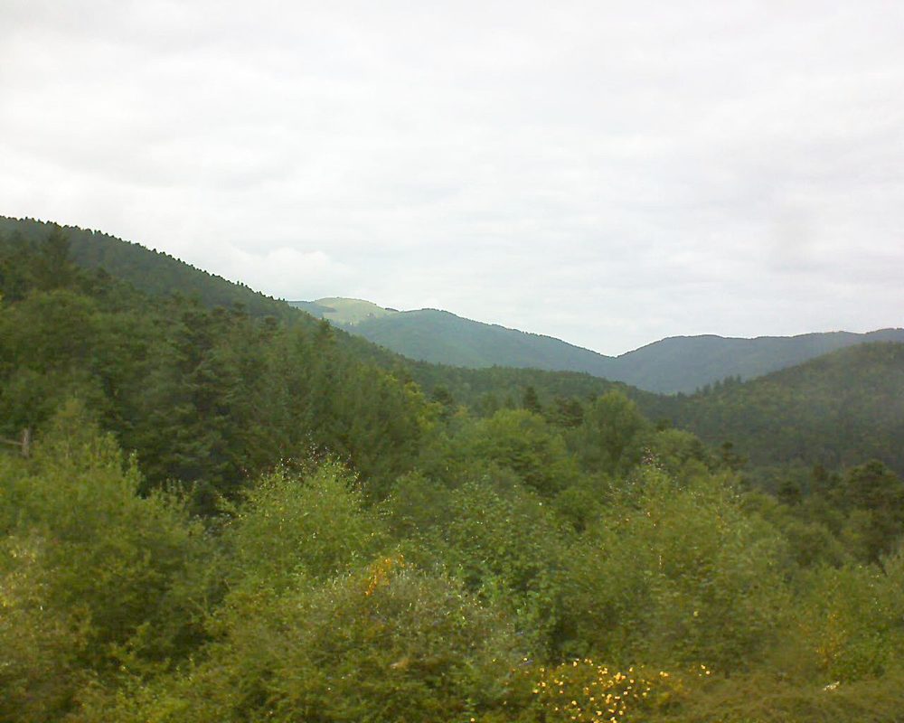 Le petit ballon vu depuis le Domaine Langmatt à Murbach le 07.09.2017 à 14:15 Le petit ballon (Alsace, Vosges) le 07.09.2017 à 14:15