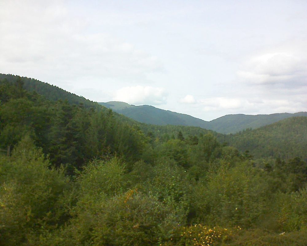 Le petit ballon vu depuis le Domaine Langmatt à Murbach le 07.09.2017 à 16:00 Le petit ballon (Alsace, Vosges) le 07.09.2017 à 16:00