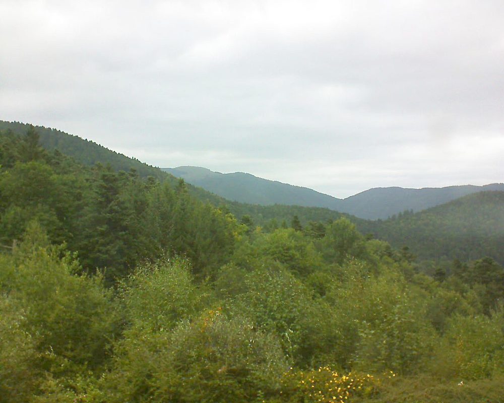 Le petit ballon vu depuis le Domaine Langmatt à Murbach le 08.09.2017 à 12:45 Le petit ballon (Alsace, Vosges) le 08.09.2017 à 12:45