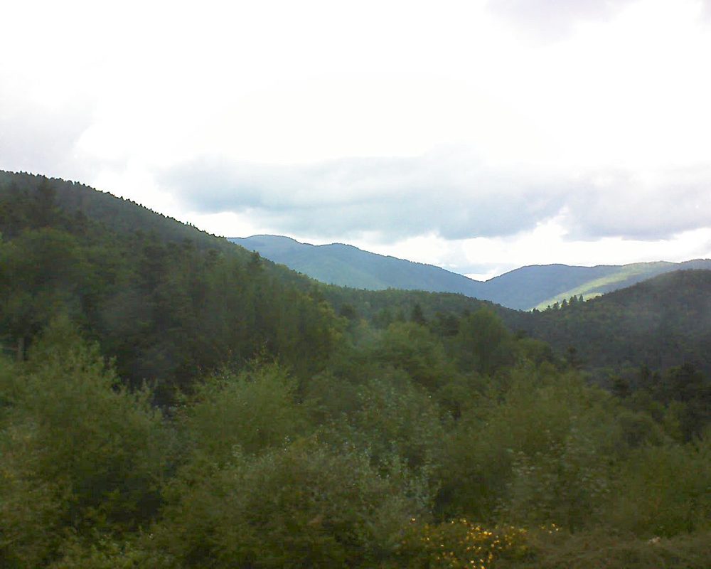 Le petit ballon vu depuis le Domaine Langmatt à Murbach le 10.09.2017 à 13:00 Le petit ballon (Alsace, Vosges) le 10.09.2017 à 13:00