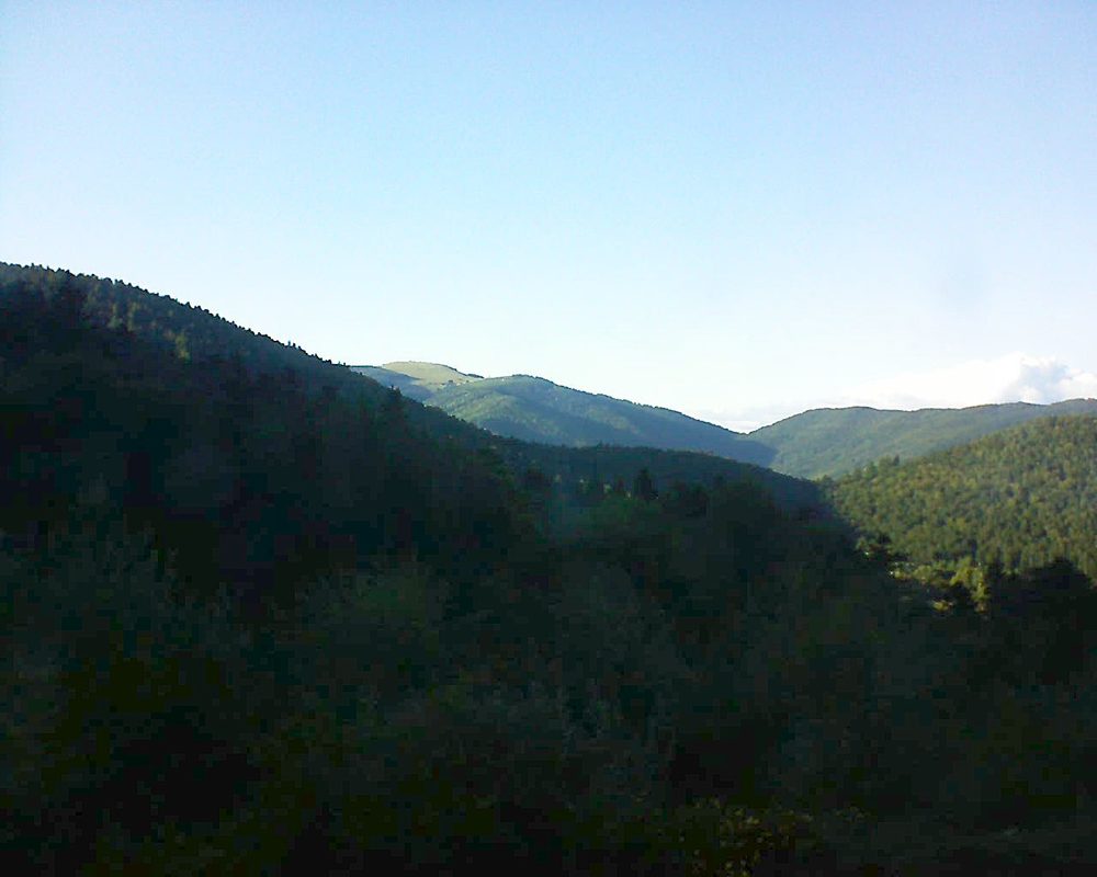 Le petit ballon vu depuis le Domaine Langmatt à Murbach le 10.09.2017 à 18:15 Le petit ballon (Alsace, Vosges) le 10.09.2017 à 18:15