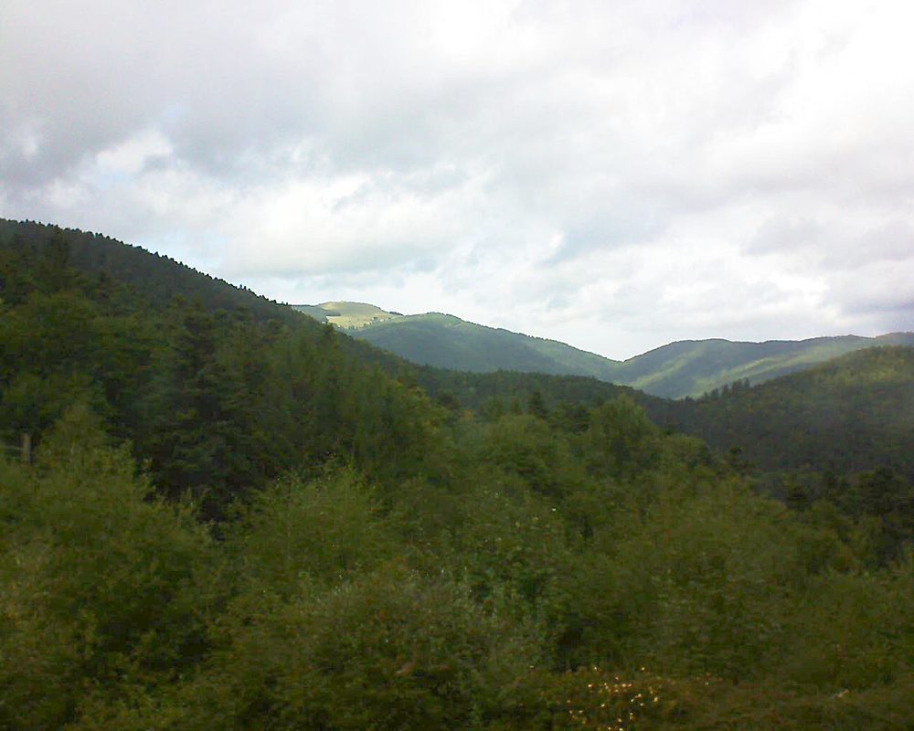 Le petit ballon vu depuis le Domaine Langmatt à Murbach le 12.09.2017 à 15:30 Le petit ballon (Alsace, Vosges) le 12.09.2017 à 15:30