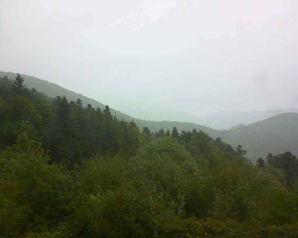 Le petit ballon vu depuis le Domaine Langmatt à Murbach le 13.09.2017 à 11:00 Le petit ballon (Alsace, Vosges) le 13.09.2017 à 11:00