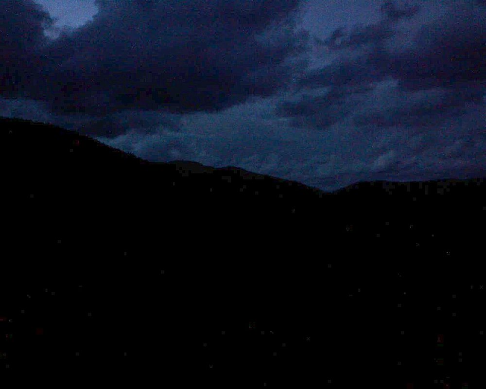 Le petit ballon vu depuis le Domaine Langmatt à Murbach le 13.09.2017 à 20:15 Le petit ballon (Alsace, Vosges) le 13.09.2017 à 20:15