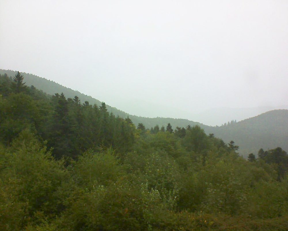 Le petit ballon vu depuis le Domaine Langmatt à Murbach le 14.09.2017 à 11:30 Le petit ballon (Alsace, Vosges) le 14.09.2017 à 11:30