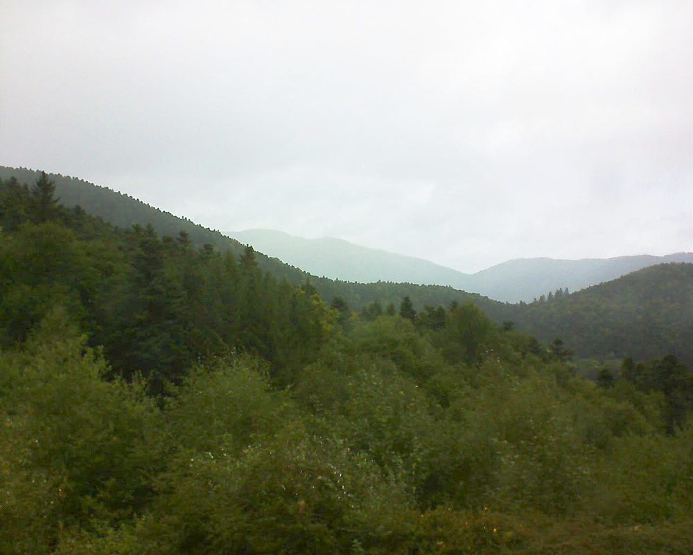 Le petit ballon vu depuis le Domaine Langmatt à Murbach le 14.09.2017 à 14:15 Le petit ballon (Alsace, Vosges) le 14.09.2017 à 14:15
