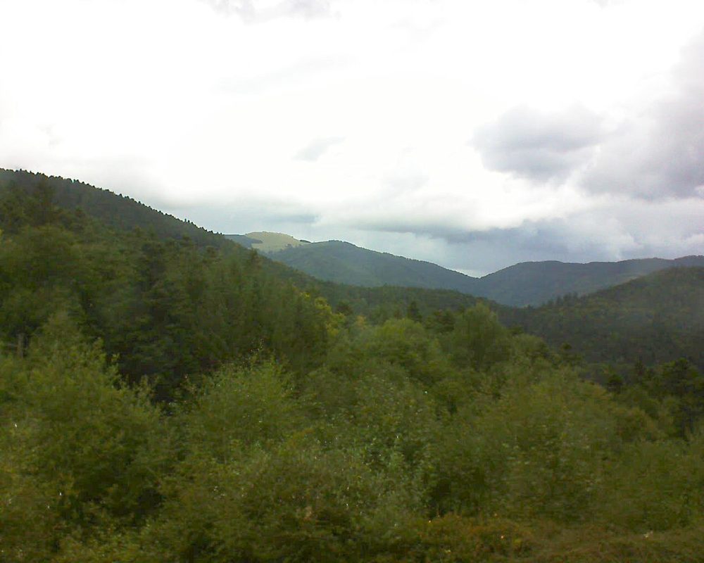 Le petit ballon vu depuis le Domaine Langmatt à Murbach le 16.09.2017 à 11:30 Le petit ballon (Alsace, Vosges) le 16.09.2017 à 11:30