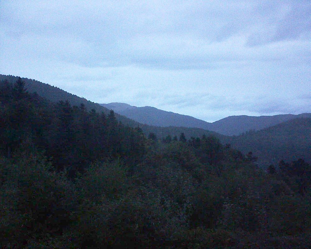 Le petit ballon vu depuis le Domaine Langmatt à Murbach le 17.09.2017 à 19:45 Le petit ballon (Alsace, Vosges) le 17.09.2017 à 19:45