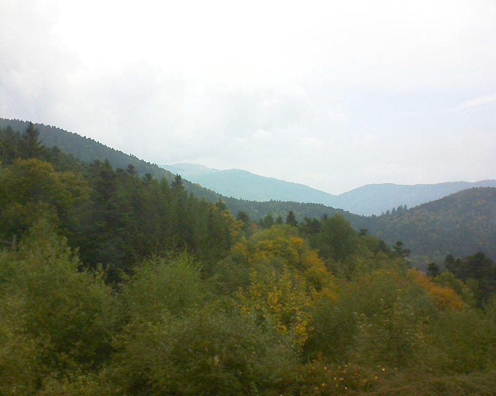 Le petit ballon vu depuis le Domaine Langmatt à Murbach le 26.09.2017 à 11:45 Le petit ballon (Alsace, Vosges) le 26.09.2017 à 11:45