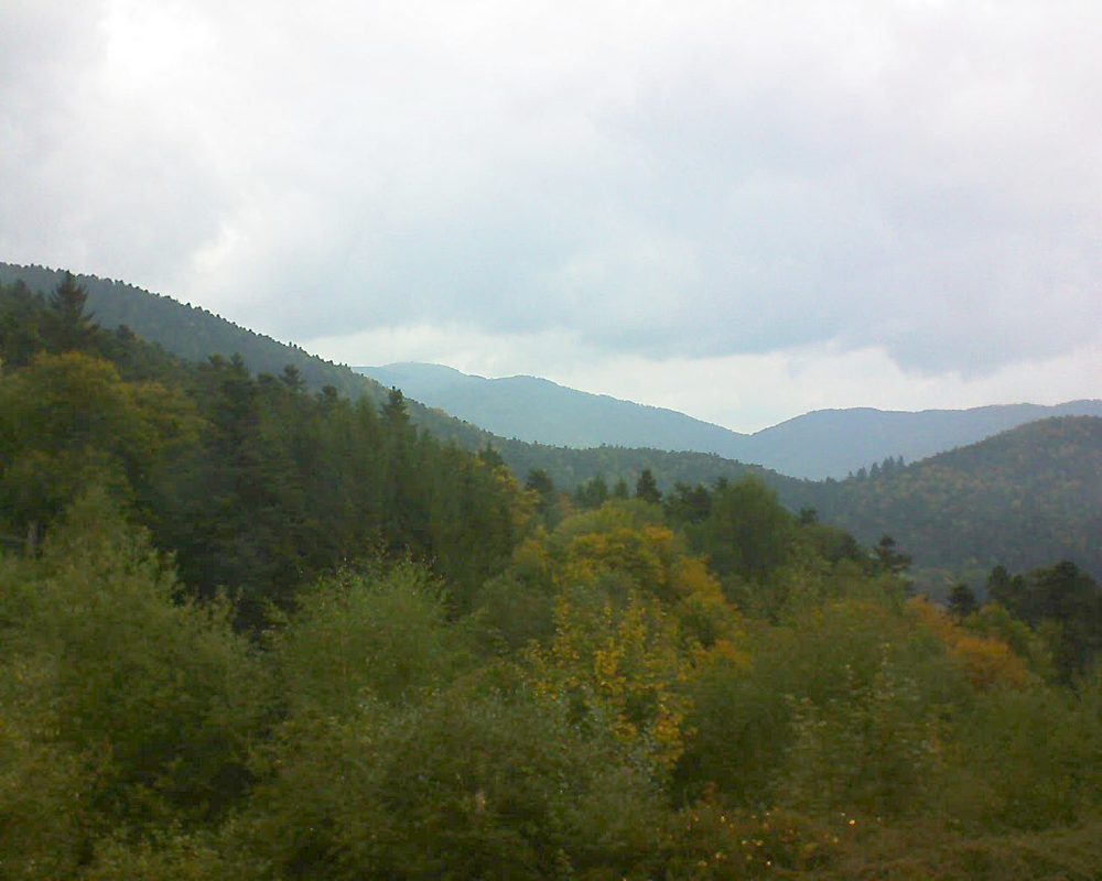 Le petit ballon vu depuis le Domaine Langmatt à Murbach le 26.09.2017 à 12:30 Le petit ballon (Alsace, Vosges) le 26.09.2017 à 12:30