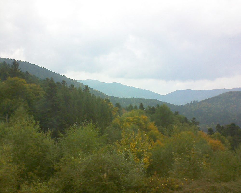 Le petit ballon vu depuis le Domaine Langmatt à Murbach le 26.09.2017 à 12:45 Le petit ballon (Alsace, Vosges) le 26.09.2017 à 12:45