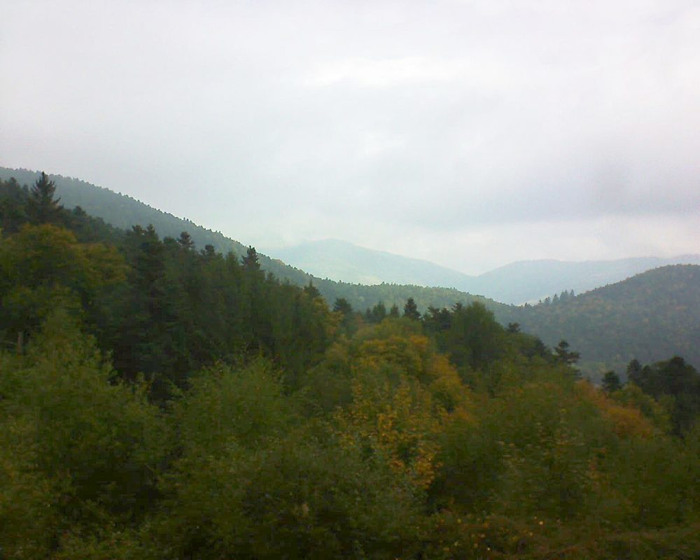 Le petit ballon vu depuis le Domaine Langmatt à Murbach le 27.09.2017 à 11:45 Le petit ballon (Alsace, Vosges) le 27.09.2017 à 11:45
