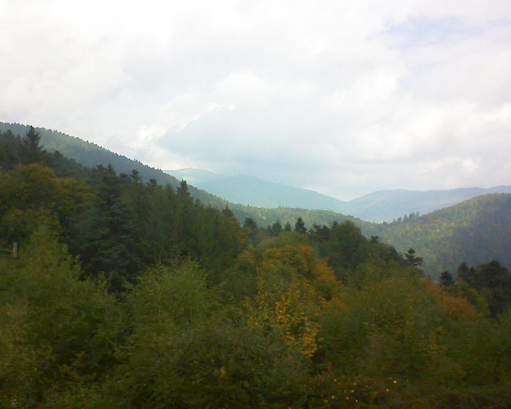 Le petit ballon vu depuis le Domaine Langmatt à Murbach le 27.09.2017 à 12:30 Le petit ballon (Alsace, Vosges) le 27.09.2017 à 12:30