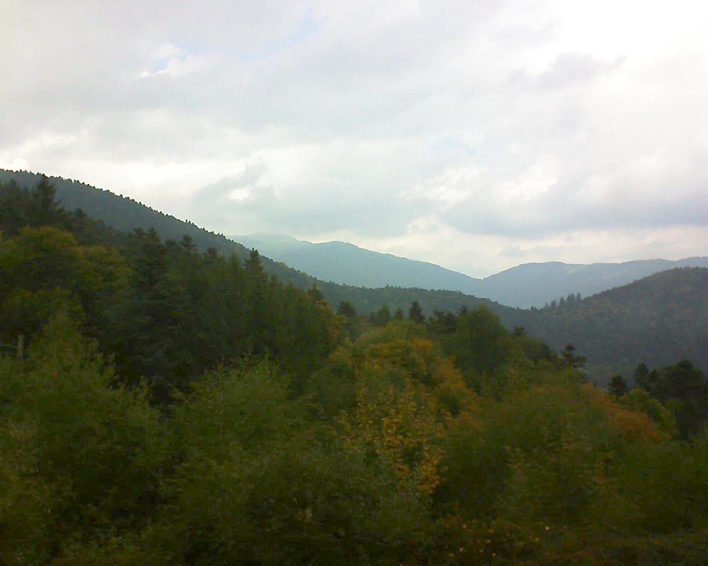 Le petit ballon vu depuis le Domaine Langmatt à Murbach le 27.09.2017 à 14:15 Le petit ballon (Alsace, Vosges) le 27.09.2017 à 14:15