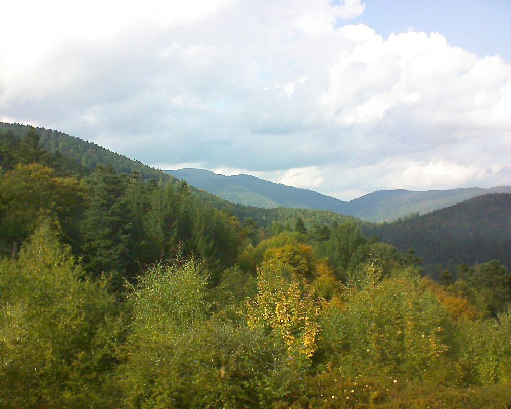 Le petit ballon vu depuis le Domaine Langmatt à Murbach le 27.09.2017 à 16:00 Le petit ballon (Alsace, Vosges) le 27.09.2017 à 16:00