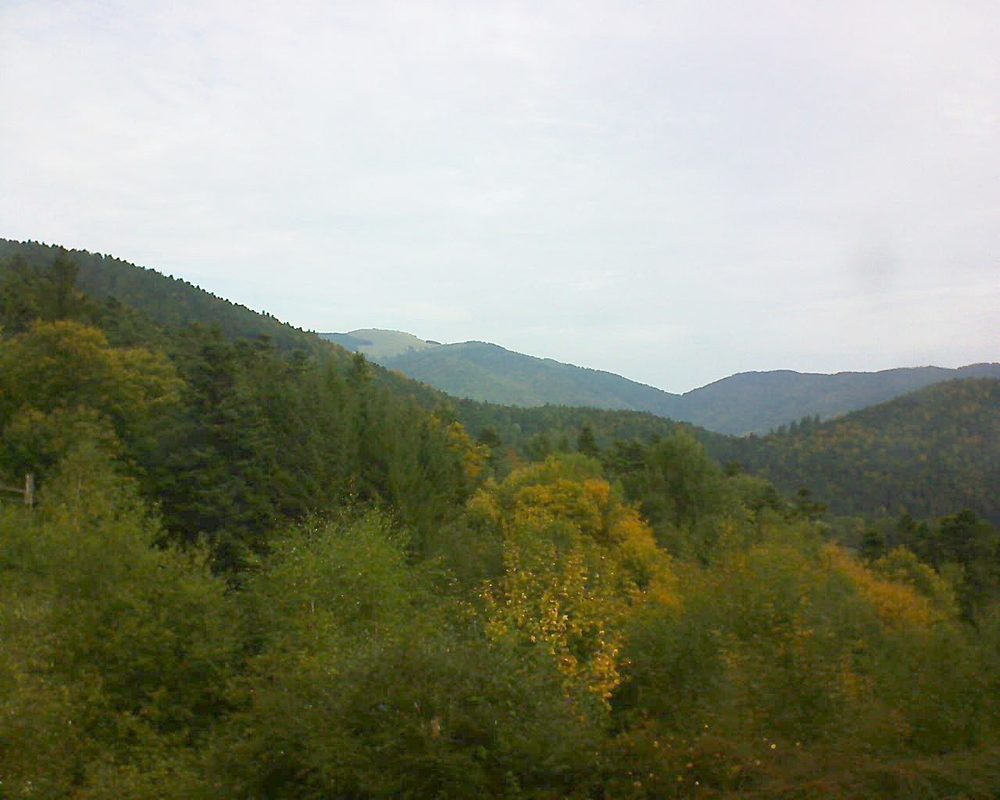 Le petit ballon vu depuis le Domaine Langmatt à Murbach le 28.09.2017 à 11:15 Le petit ballon (Alsace, Vosges) le 28.09.2017 à 11:15