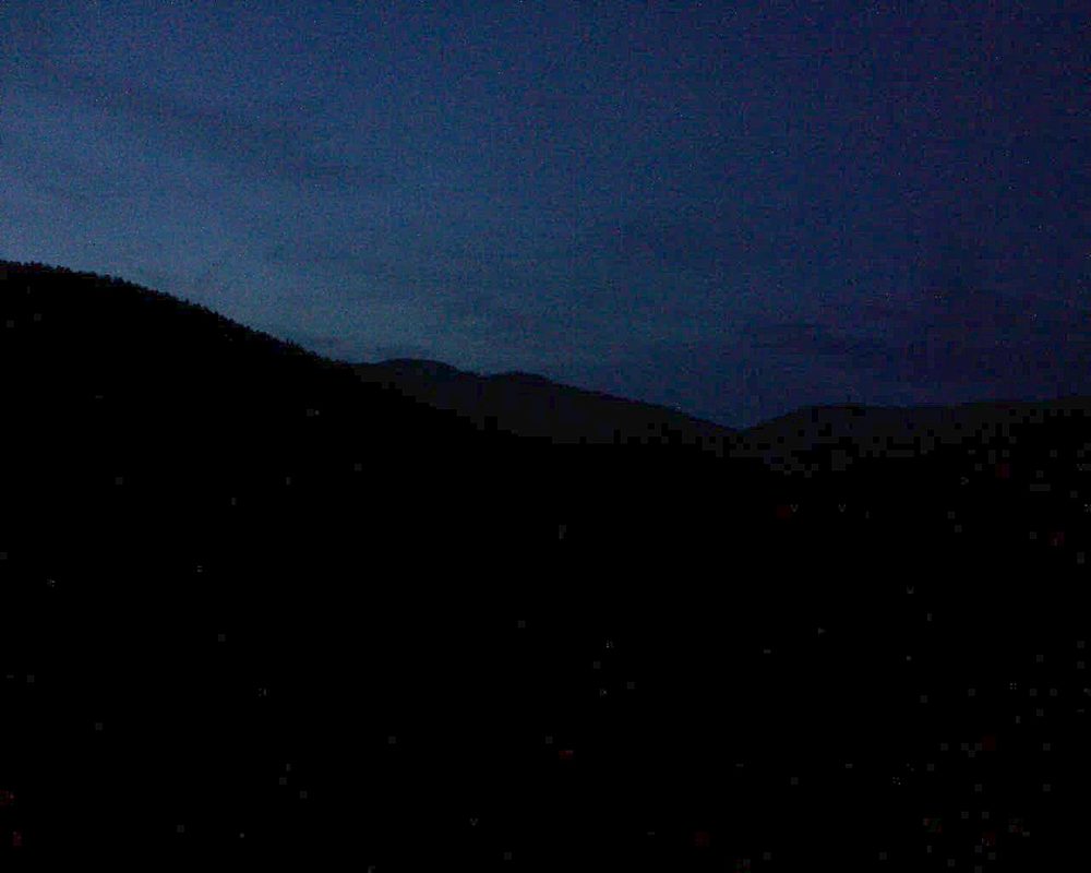 Le petit ballon vu depuis le Domaine Langmatt à Murbach le 28.09.2017 à 19:45 Le petit ballon (Alsace, Vosges) le 28.09.2017 à 19:45
