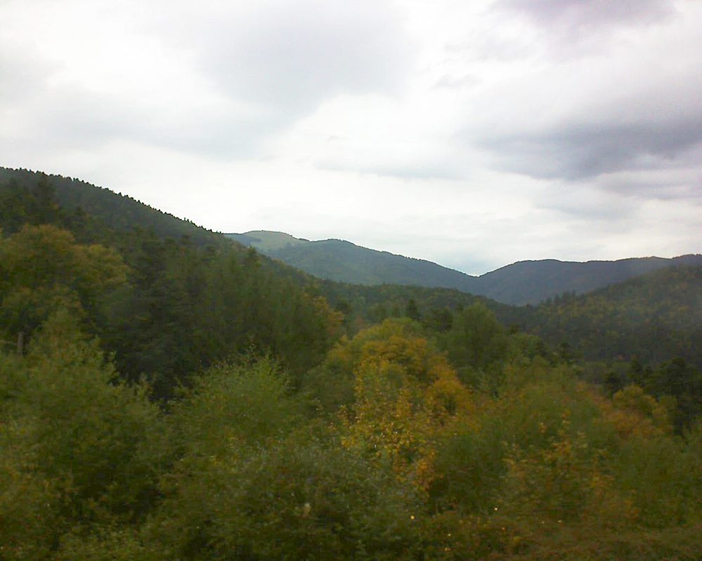 Le petit ballon vu depuis le Domaine Langmatt à Murbach le 30.09.2017 à 14:15 Le petit ballon (Alsace, Vosges) le 30.09.2017 à 14:15