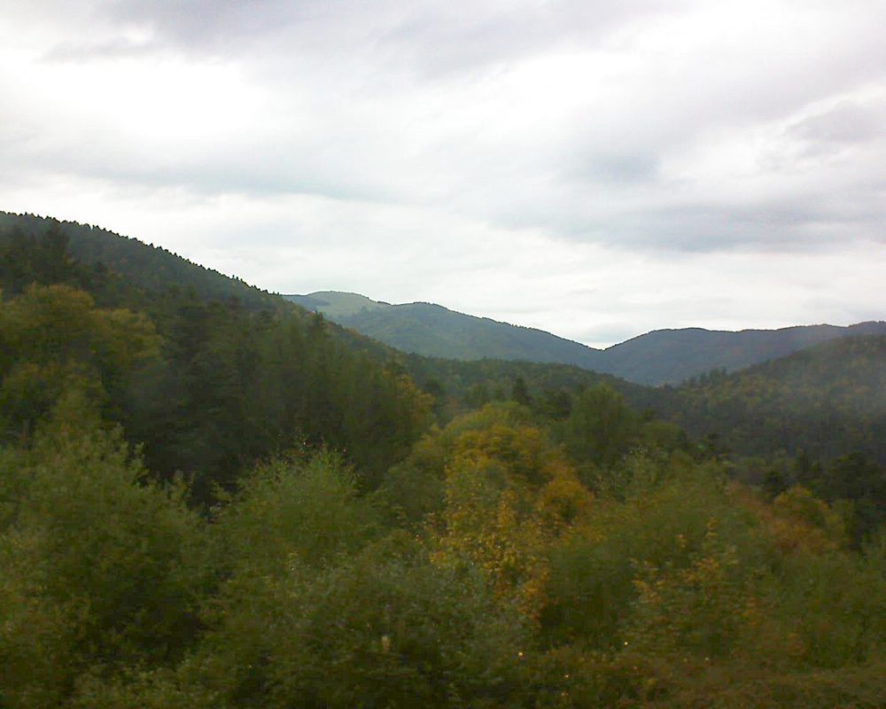 Le petit ballon vu depuis le Domaine Langmatt à Murbach le 30.09.2017 à 14:30 Le petit ballon (Alsace, Vosges) le 30.09.2017 à 14:30