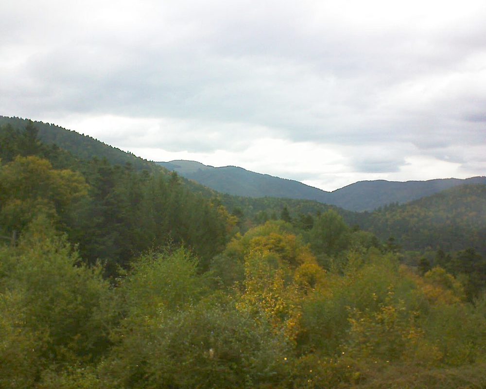 Le petit ballon vu depuis le Domaine Langmatt à Murbach le 30.09.2017 à 14:45 Le petit ballon (Alsace, Vosges) le 30.09.2017 à 14:45