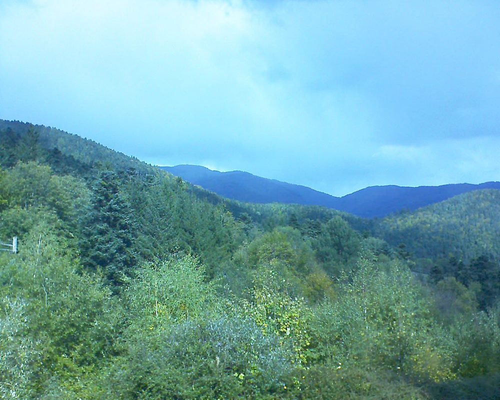 Le petit ballon vu depuis le Domaine Langmatt à Murbach le 06.10.2017 à 12:45 Le petit ballon (Alsace, Vosges) le 06.10.2017 à 12:45